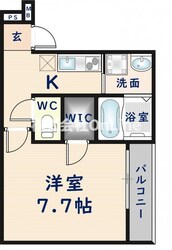 フジパレス岩田町ノースの物件間取画像